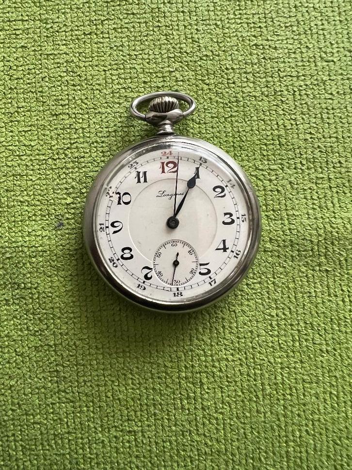 Longines Vintage Opwindbaar Zakhorloge, Bijoux, Sacs & Beauté, Montres | Anciennes | Antiquités, Montre de poche, Longines, Acier