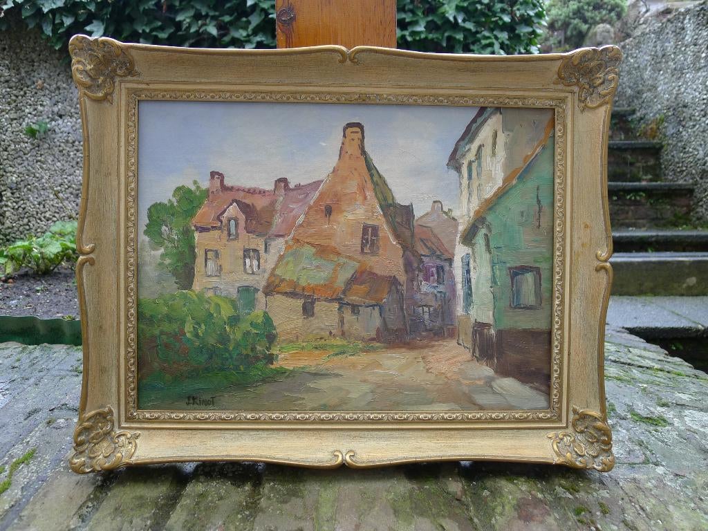 HST Paysage d Ardennes Joseph KINOT, Antiquités & Art, Art | Peinture | Moderne, Enlèvement ou Envoi