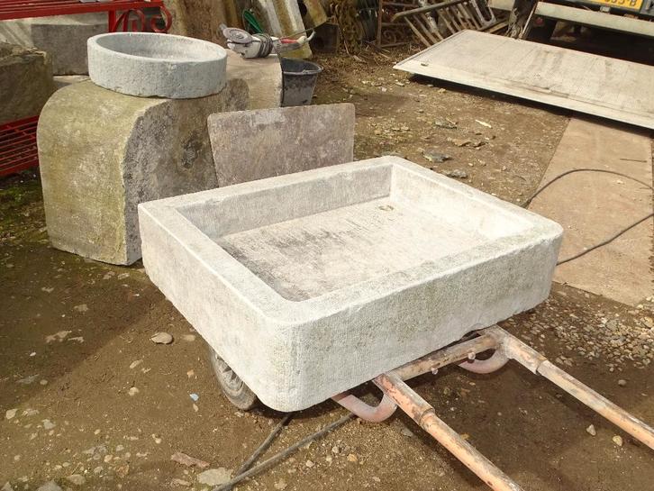 oude arduinen gootsteen wasbak lavabo, Antiek en Kunst, Curiosa en Brocante, Ophalen