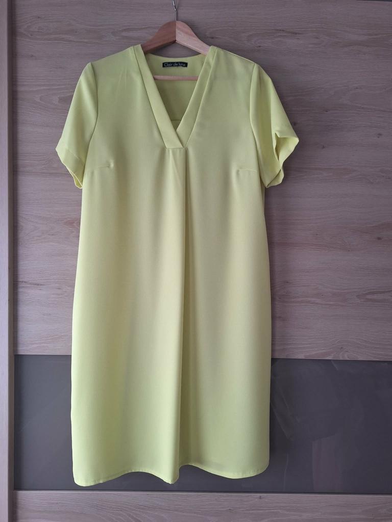 Jurk 42, Geel, Maat 42/44 (L), Ophalen of Verzenden, Zo goed als nieuw