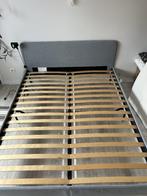 Bed, Maison & Meubles, Gris, Tissu, Enlèvement, Utilisé