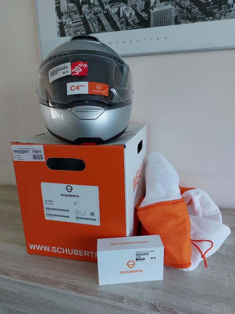 Schuberth Systeemhelm C4 Pro met communicatiesysteem - NIEUW, M, Systeemhelm, Dames, Ophalen of Verzenden