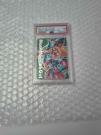dark magician girl dungeon dice monsters green scr PSA 7, Ophalen of Verzenden, Zo goed als nieuw, Losse kaart, Foil