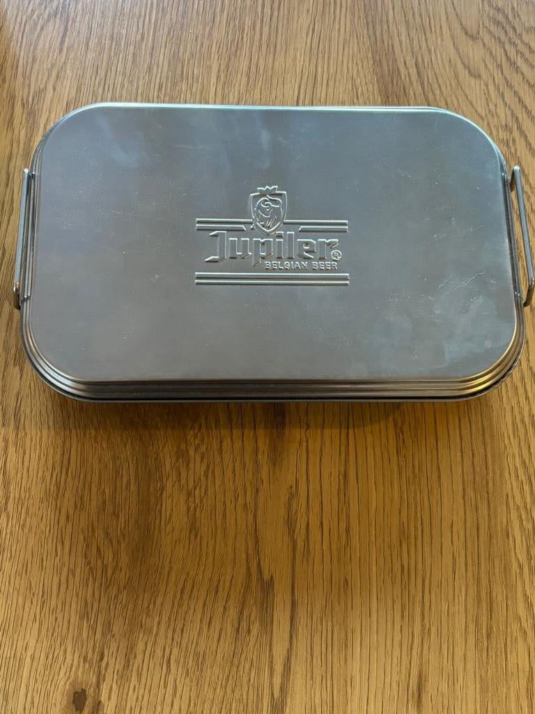 Jupiler ijsblik , of lunchbox, Collections, Marques de bière, Enlèvement, Neuf, Autres types, Jupiler