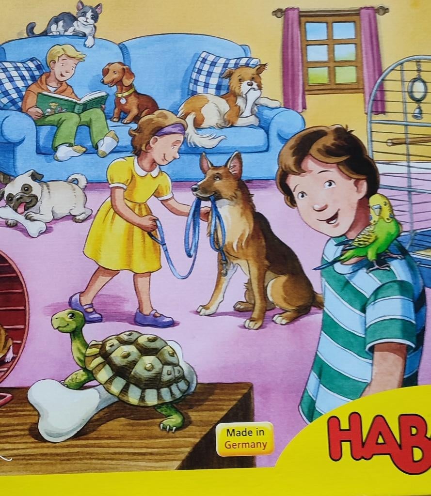 Haba speelpret huisdieren (€48,50) spelen voorlezen puzzelen, Ophalen of Verzenden, Zo goed als nieuw, Taal en Lezen