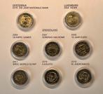 8 versch. 2 € munten UNC, Ophalen of Verzenden, Griekenland