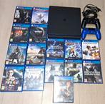 Sony PlayStation 4 slim 1000 giga 2-controllers 19 topgames, Games en Spelcomputers, Spelcomputers | Sony PlayStation 4, Met 2 controllers