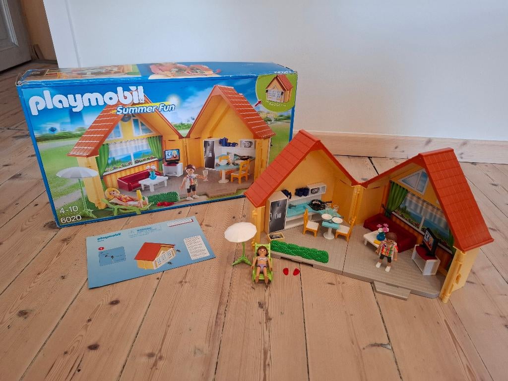 Playmobil zomerhuis, Enlèvement, Utilisé, Ensemble complet