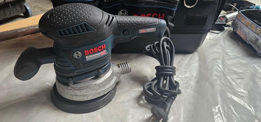 Bosch GEX 125-150 AVE Schuurmachine, Bricolage & Construction, Outillage | Ponceuses, Enlèvement, Utilisé, Moins de 600 watts