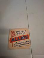 Oud bierviltje allies brasserie des allies, Collections, Marques de bière, Enlèvement ou Envoi