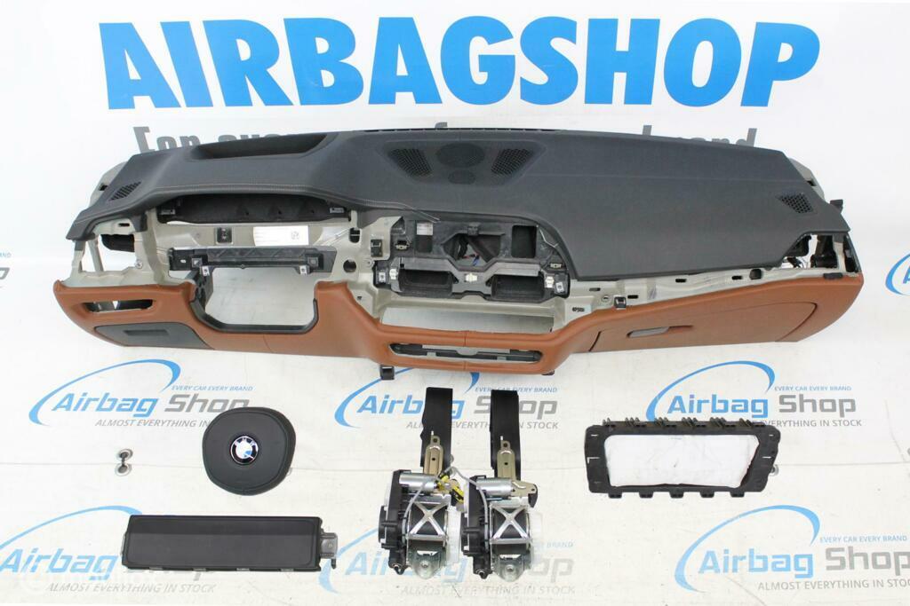 Airbag kit Tableau de bord M HUD noir/brun BMW 3 serie G20, Enlèvement ou Envoi, Utilisé