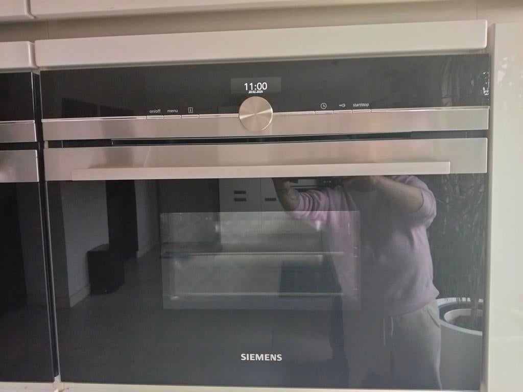 SIEMENS INBOUW STOOMOVEN CD634GBS1/40, Nieuw, Inbouw, 45 tot 60 cm, Ophalen