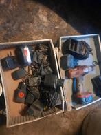 Boormachine oplader batterij alles op de fotos, Doe-het-zelf en Bouw, Ophalen of Verzenden, Boormachine