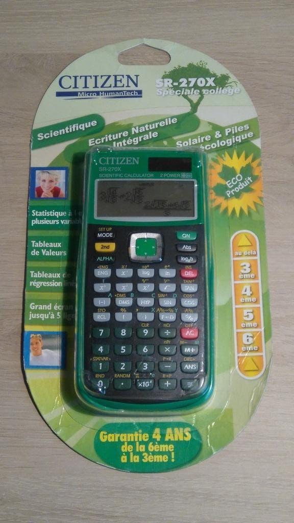 Citizen SR-270X, Enlèvement ou Envoi