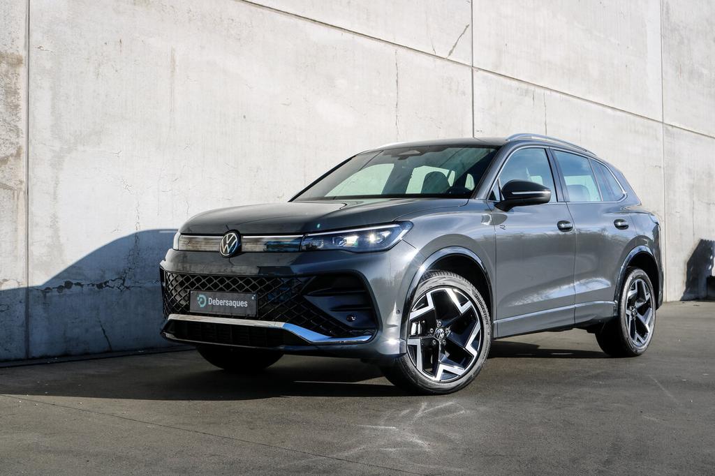 Volkswagen Tiguan 2.0 TDI 4Motion R-Line DSG 193pk!, Trekha, Autos, Volkswagen, 0 kg, Argent ou Gris, Achat, Entreprise