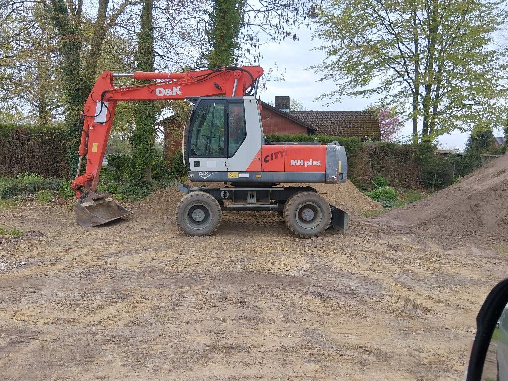 Bandenkraan o&k MH PLUS CITY, Articles professionnels, Machines & Construction | Grues & Excavatrices, Enlèvement, Excavatrice
