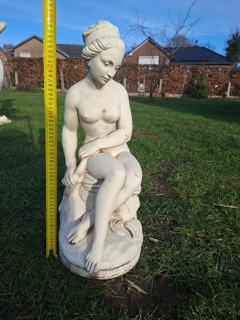 Tuin beeld, Ophalen, Gebruikt, Steen, Mensenbeeld