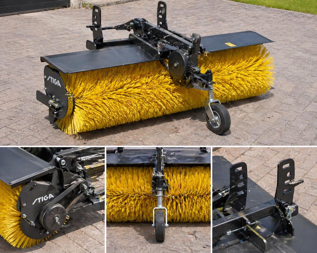 Gratis veegborstel, Tuin en Terras, Veegmachines, Nieuw, Ophalen