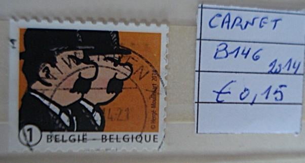 Belgique CARNET [ B146 ] (O) Photo, Affranchi, Envoi, Autre, Oblitéré