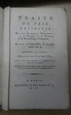 Traité de Paix Lunéville - 1801 - Napoleon, Ophalen of Verzenden