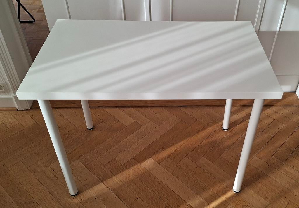 Table IKEA LINNMON / ADILS 100×60cm, Maison & Meubles, Scandinave, Utilisé, IKEA, 100 cm
