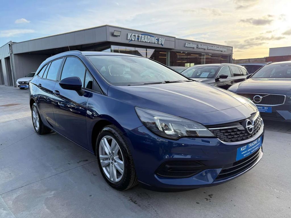 Opel Astra 1.2i TOURER NAVIGATIE CARPLAY FULL LED PDC ALU, Auto's, Opel, 1355 kg, Stof, Gebruikt, Blauw