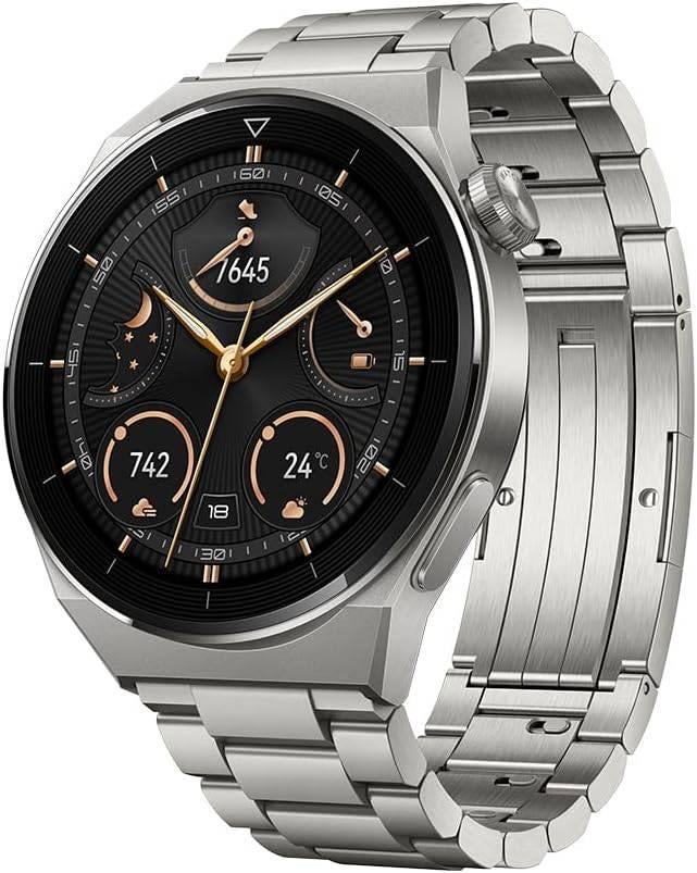 Nieuwe HUAWEI WATCH GT 3 Pro Titanium, Ophalen, Zwart, Nieuw, Waterdicht