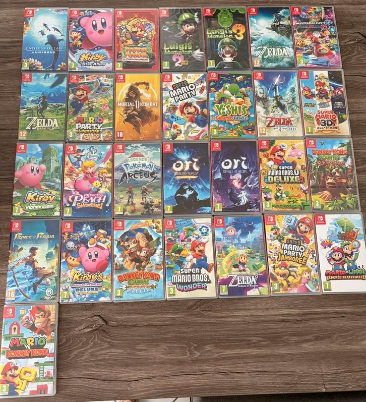 Nintendo Switch 1 Oled, Games en Spelcomputers, Spelcomputers | Nintendo Switch, Zo goed als nieuw, Switch OLED, Met 2 controllers