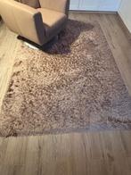 Tapis à poil long ton taupe 160x235cm pour 60€, Ophalen, Gebruikt, Bruin, 150 tot 200 cm