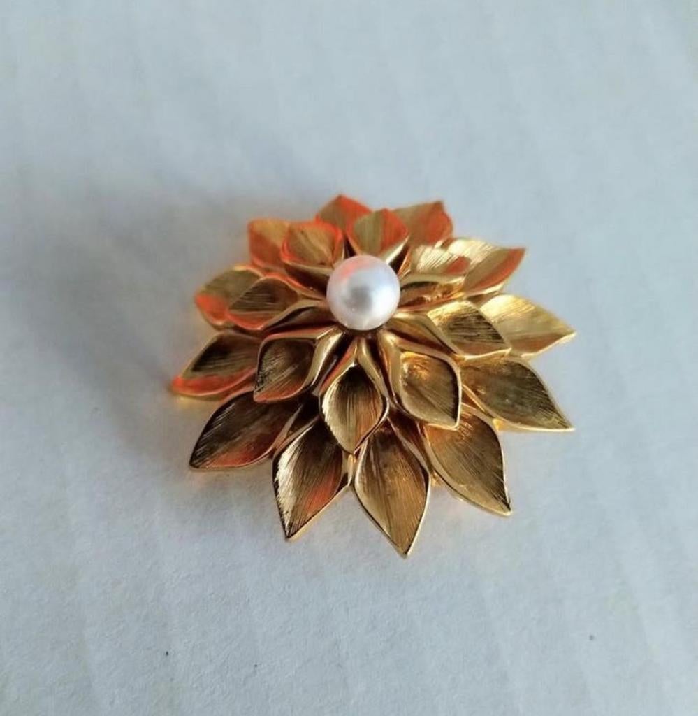 Vintage broche gesigneerd Boucher, Ophalen of Verzenden