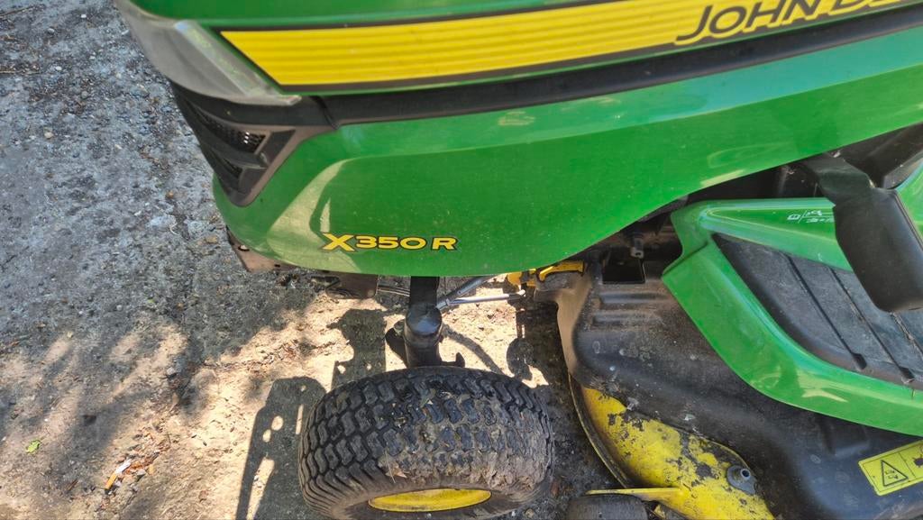 John Deere X350R, Enlèvement
