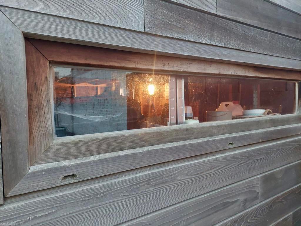 Raam tuinhuis, Ophalen, Zo goed als nieuw, Hout, Tuinhuis