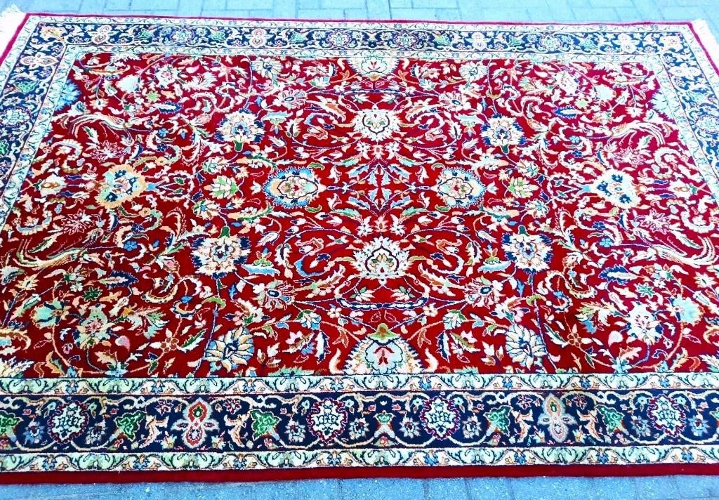 Mooi Perzische handgeknoopt tapijt (Isfahan) 300 x 200 cm, Ophalen, 150 tot 200 cm, 200 cm of meer, Zo goed als nieuw