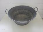 zinken kuip – robuust, Enlèvement, Utilisé, Métal, Jardin
