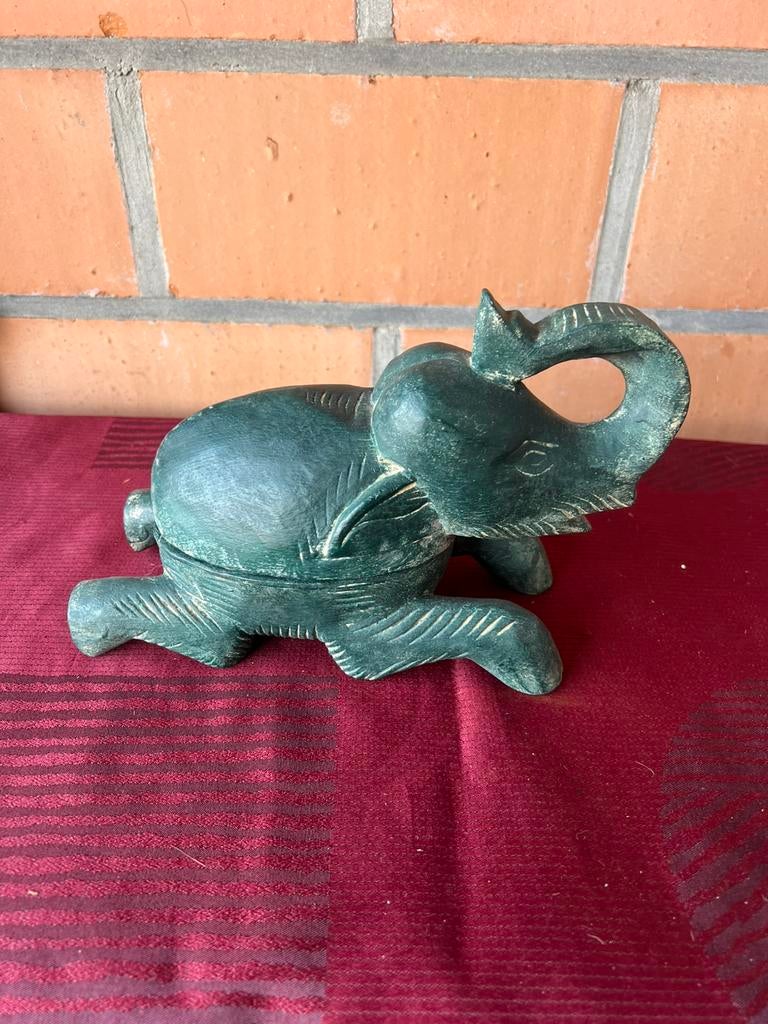 Houten doosje als olifant, Antiek en Kunst, Ophalen of Verzenden