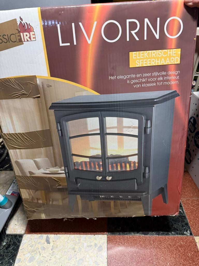 Chauffage d’appoint classic Fire Livorno bon état, Enlèvement, Comme neuf