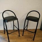 chaises de bar, Maison & Meubles, Tabourets de bar, 90 cm ou plus, 2 tabourets, Comme neuf, Enlèvement