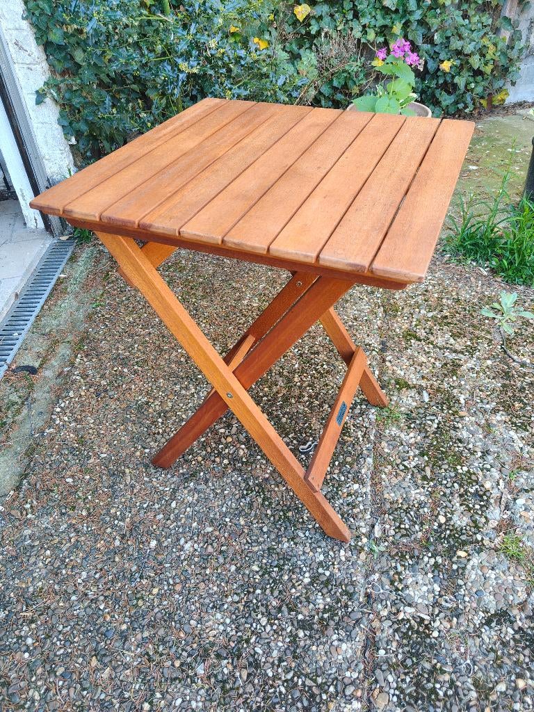 Houten tuintafel, Tuin en Terras, Tuintafels, Ophalen, Zo goed als nieuw