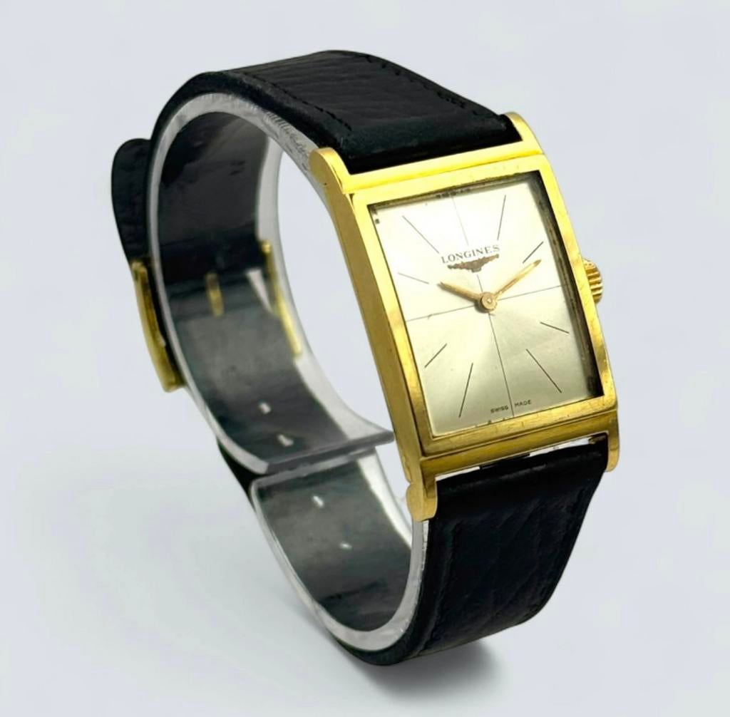 Ensemble complet de débardeurs Longines 18 carats, Montre-bracelet, Autres marques, Cuir, Comme neuf