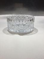 Bonbonnière ovale en cristal. VSL068/AE., Antiquités & Art, Enlèvement