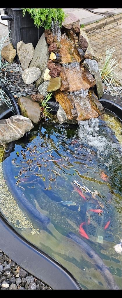 Waterval vijver 3 delen, Ophalen