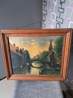 Schilderij stadsgezicht van brugge 50x60, Ophalen