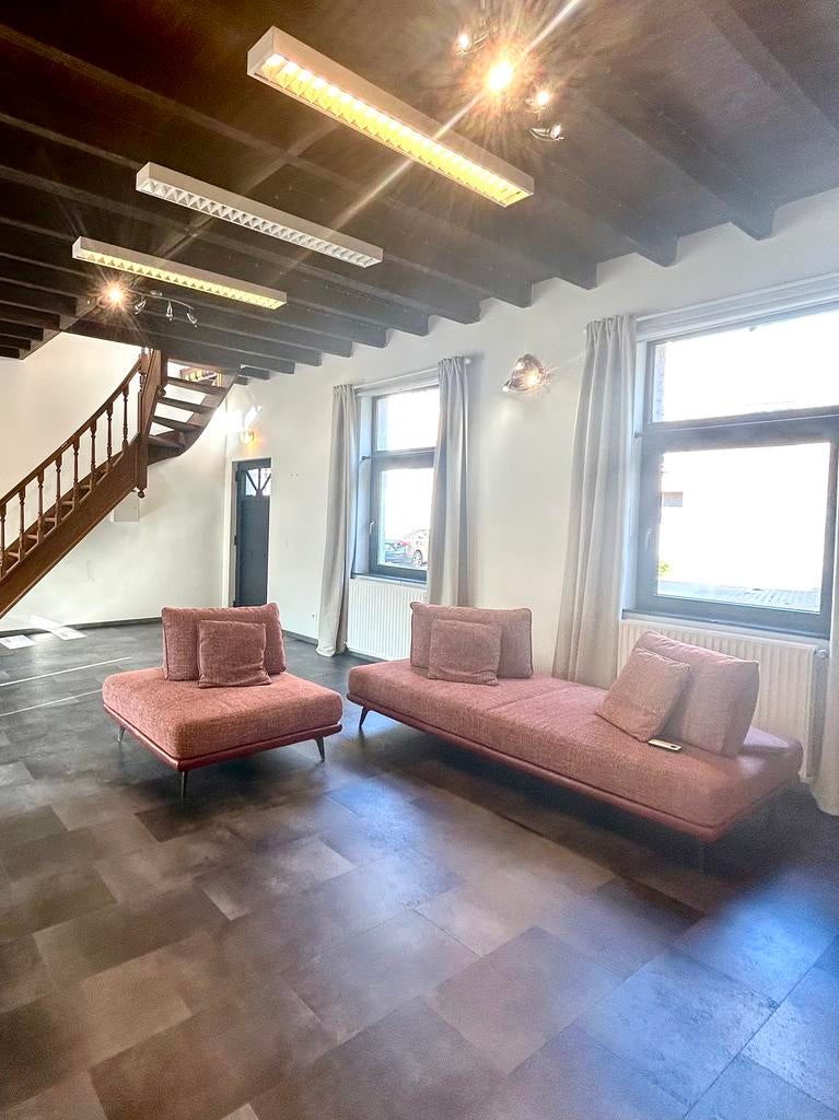 DOMICIL zetels rood, Maison & Meubles, Canapés | Coins salons complets, Comme neuf, Enlèvement, Modern, Tissus