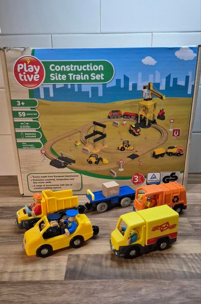 Playtive Houten Treinbaan bouwplaats, Ophalen