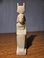 Egyptisch beeldje in albast, Enlèvement, Comme neuf, Humain