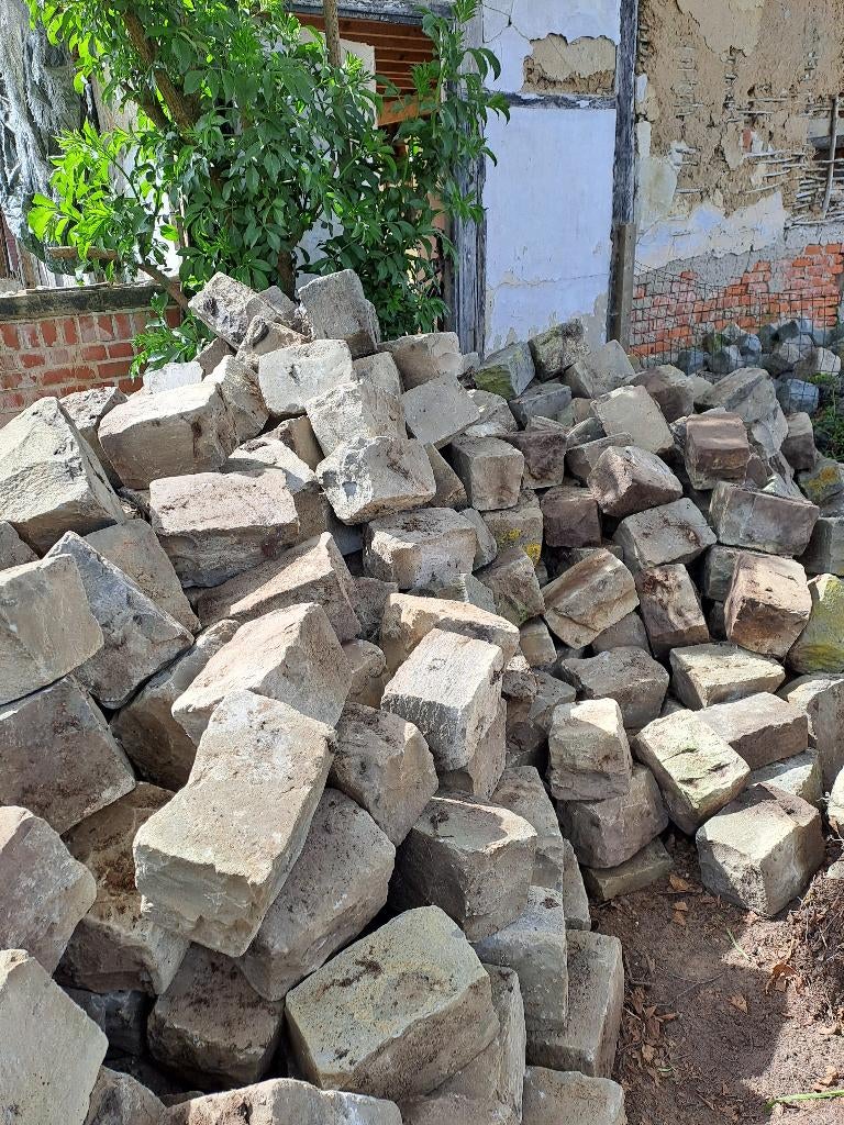 Kasseien, Tuin en Terras, Ophalen, Gebruikt, Overige materialen, 10 m² of meer