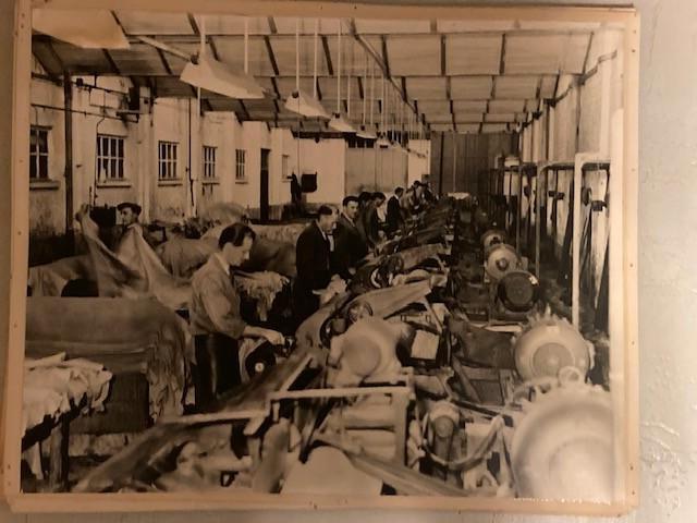 oude fotos en plan van leerlooierij Schotte in Aalst, Collections, Photos & Gravures, Utilisé, Photo, Bâtiment, 1940 à 1960, Enlèvement