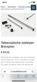 Tige de selle télescopique Brompton comme neuve, Enlèvement ou Envoi, Comme neuf, Selle, Brompton