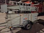 Steiger + aanhangwagen, Doe-het-zelf en Bouw, Ophalen, Gebruikt, Rolsteiger of Kamersteiger, 5 meter of hoger