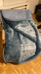 Luxueux Jeté Décoratif bleu  – Madura, Maison & Meubles, Enlèvement, Comme neuf, 125 à 150 cm, Moins de 150 cm